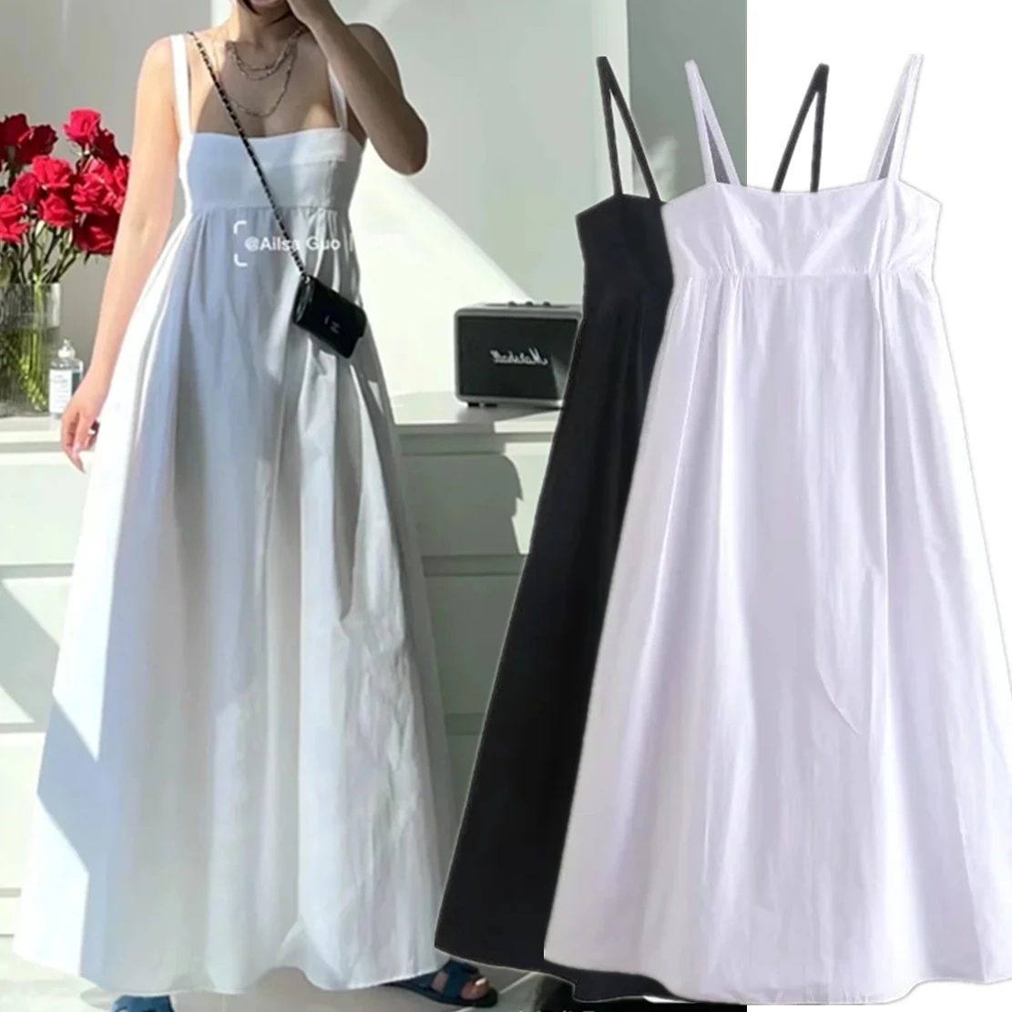Jenny&Dave 2022 Ins Blogger Fashion Elegant Pure Color Strapless Spaghetti Holiday Midi Dress Women Summer Tank Dress
Jenny&Dave 2022 Ins Blogger Fashion Elegant Pure Color Strapless Spaghetti Holiday Midi Dress Women Summer Tank Dress