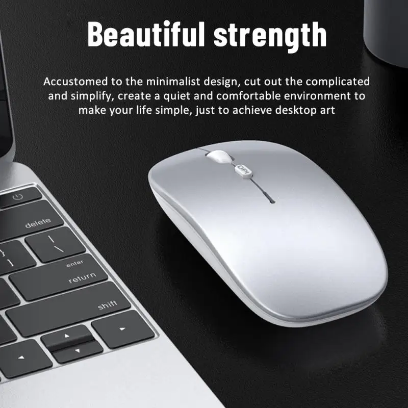 New 2.4G Single Mode Wireless Silent Mouse Fashionable Portable Office Game Mouse Supports Windows/Mac/Android/iPadOS Systems
New 2.4G Single Mode Wireless Silent Mouse Fashionable Portable Office Game Mouse Supports Windows/Mac/Android/iPadOS Systems