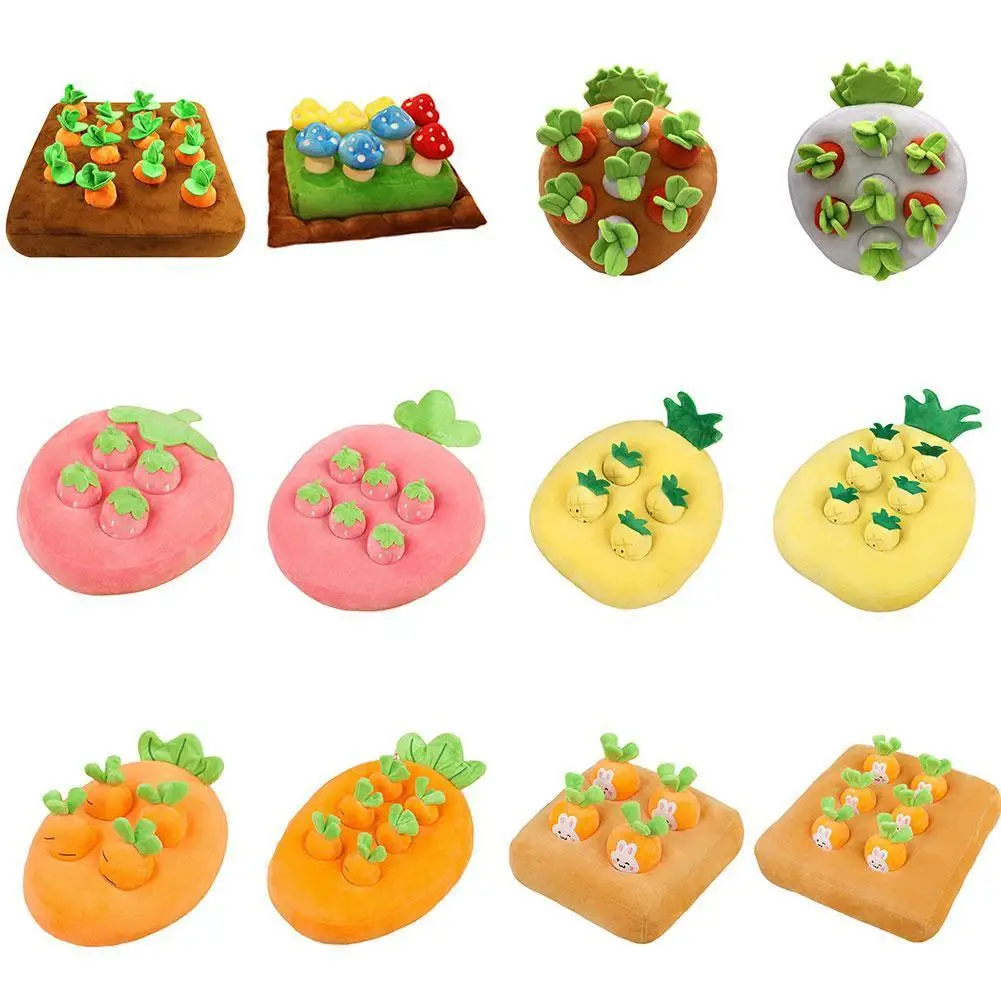 Dogs Snuffle Mat For Pet Plush Carrot Toy Mats Innovative Plush Vegetable Field Pull Radish Plush Carrot Kids Interactive Toys
Dogs Snuffle Mat For Pet Plush Carrot Toy Mats Innovative Plush Vegetable Field Pull Radish Plush Carrot Kids Interactive Toys