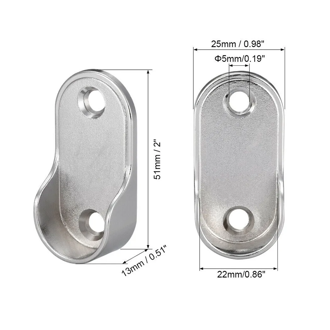 Holde Supports Nickel Nickel-plated Pole Support Thickening Tube Wardrobe 100% Brand New 10pc Alloy Steel Closet
Holde Supports Nickel Nickel-plated Pole Support Thickening Tube Wardrobe 100% Brand New 10pc Alloy Steel Closet