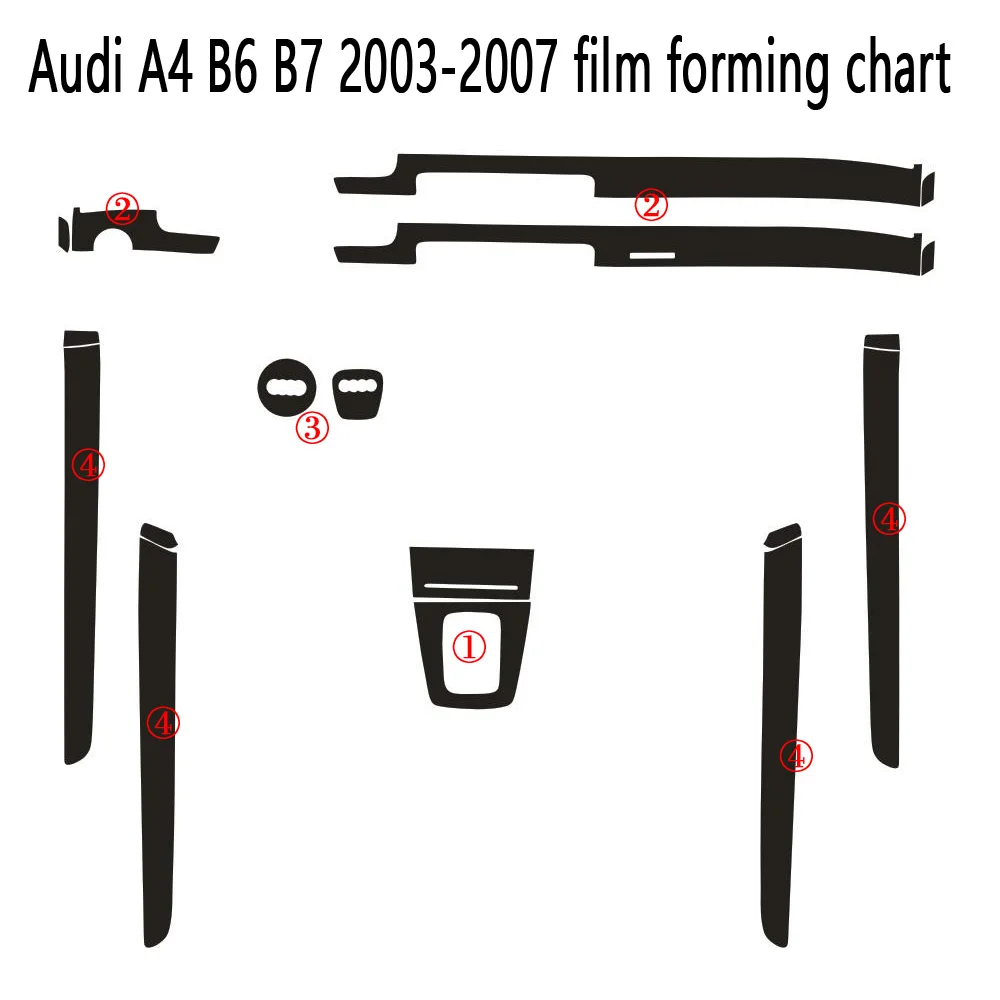For Audi A4 B6 B7 2002-2007 Interior Central Control Panel Door Handle 3D/5D Carbon Fiber Stickers Decals Car styling Accessorie
For Audi A4 B6 B7 2002-2007 Interior Central Control Panel Door Handle 3D/5D Carbon Fiber Stickers Decals Car styling Accessorie