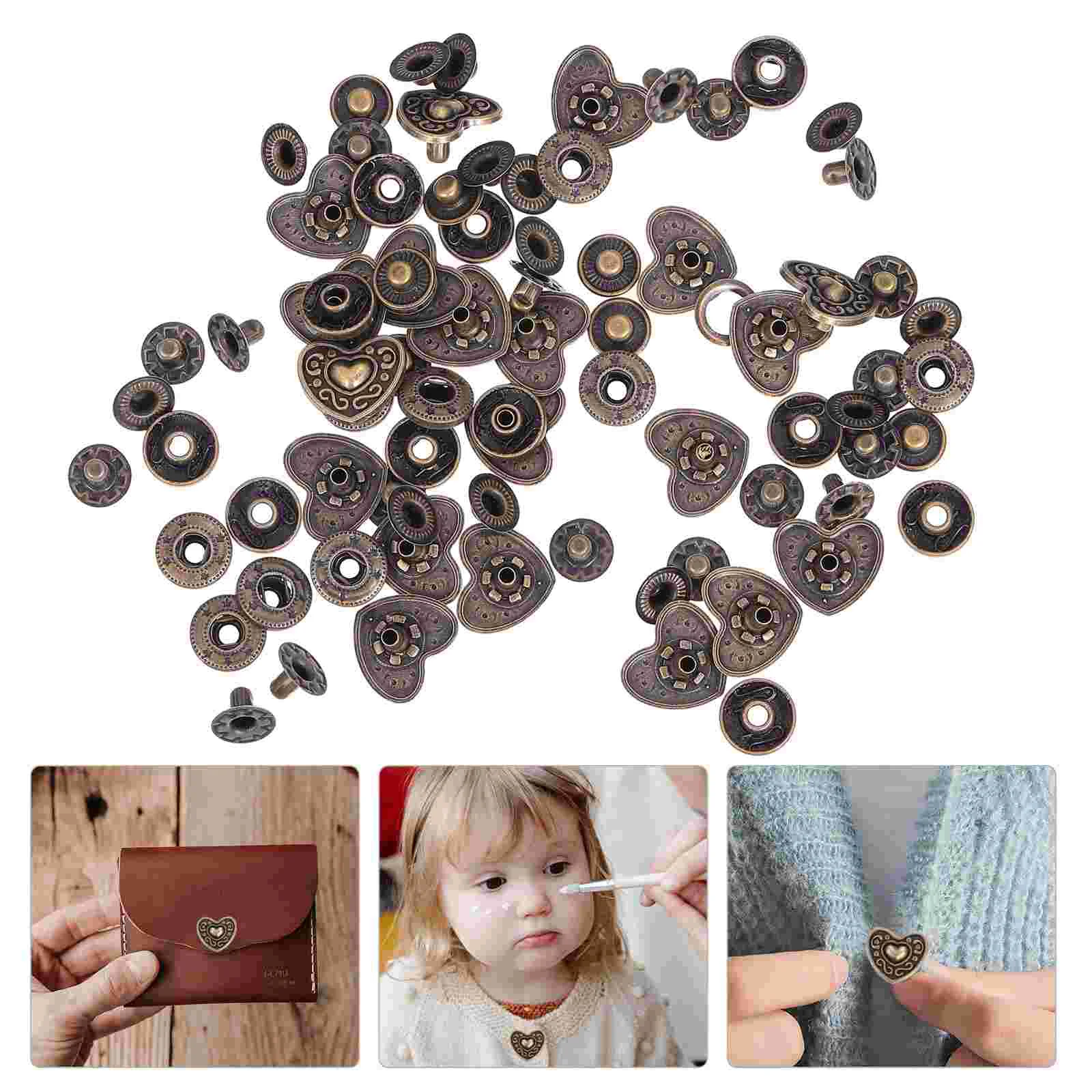 20 Sets Blazer Set Wallet Snap Buttons Snap Button Kit Bronze Purse Buckle Snap Fasteners Kit Sewing Snaps
20 Sets Blazer Set Wallet Snap Buttons Snap Button Kit Bronze Purse Buckle Snap Fasteners Kit Sewing Snaps