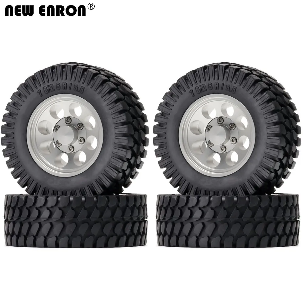NEW ENRON 1.55" Metal Beadlock Wheels Hub & Rubber 78*25mm Tires for RC Crawler Car 1:10 Jimny Axial 90069 D90 TAMIYA CC01 LC80
NEW ENRON 1.55" Metal Beadlock Wheels Hub & Rubber 78*25mm Tires for RC Crawler Car 1:10 Jimny Axial 90069 D90 TAMIYA CC01 LC80