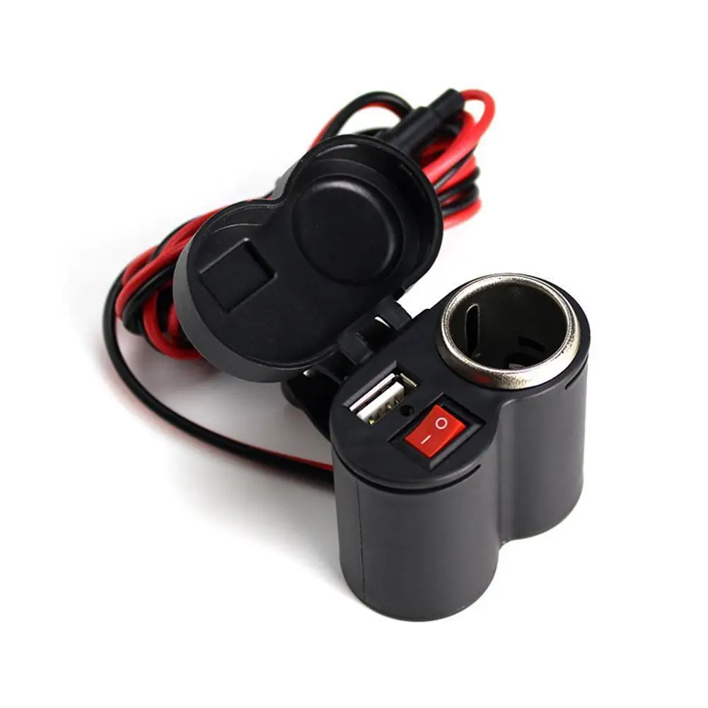 Motorcycle Handlebar Charger With Lighter USB 12V Motorbike Handlebar Charger Adapter Power Supply Socket for Mobile Phone
Motorcycle Handlebar Charger With Lighter USB 12V Motorbike Handlebar Charger Adapter Power Supply Socket for Mobile Phone