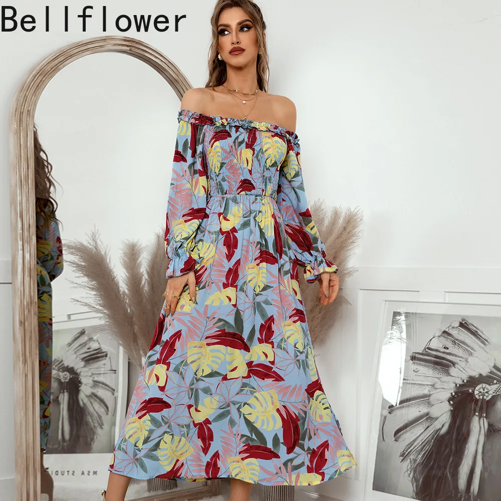Bellflower Floral Print Maxi Split Dress Summer 2022 Slash Neck Bohemian Puff Sleeve Cotton Dresses for Women Vestido Elegante
Bellflower Floral Print Maxi Split Dress Summer 2022 Slash Neck Bohemian Puff Sleeve Cotton Dresses for Women Vestido Elegante