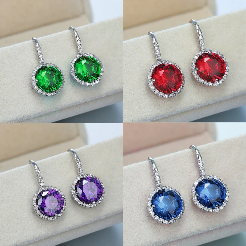 New Classic Design Elegant Women Drop Earrings Round Zirconia Engagement Wedding Party Bridal Dangle Earring Jewelry Dropship
New Classic Design Elegant Women Drop Earrings Round Zirconia Engagement Wedding Party Bridal Dangle Earring Jewelry Dropship