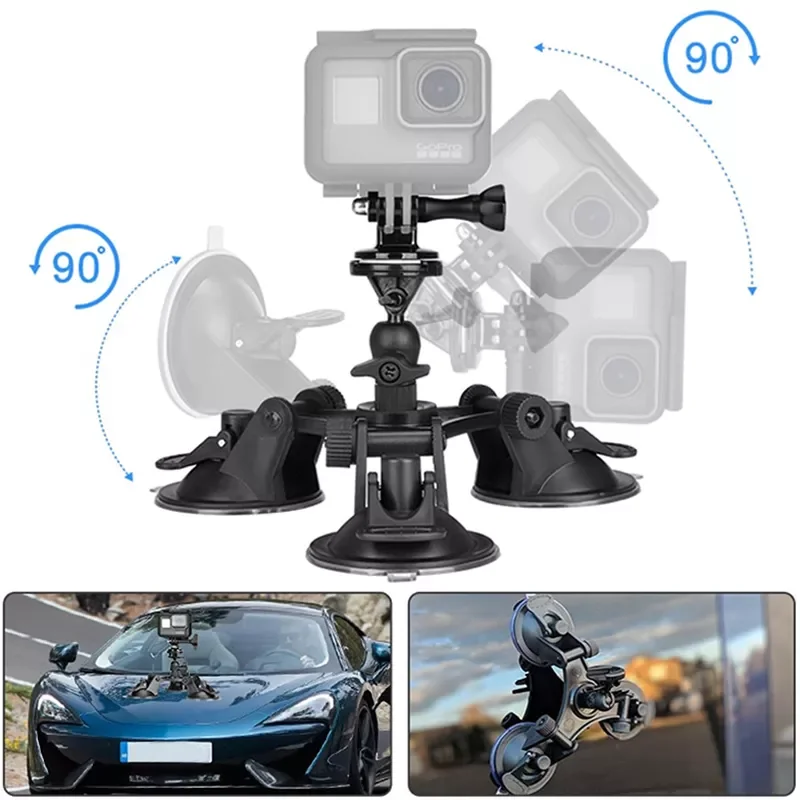 2019 Triple Suction Cup Stabilization Bracket Car Mount Holder for DSLR GoPro Hero Osmo Action H-best
2019 Triple Suction Cup Stabilization Bracket Car Mount Holder for DSLR GoPro Hero Osmo Action H-best