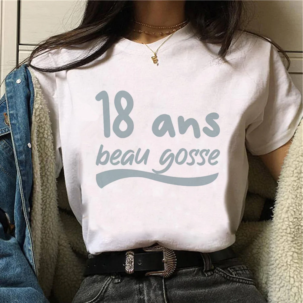 18 Ans Years Birthday tshirt women streetwear funny top girl y2k streetwear 2000s clothing
18 Ans Years Birthday tshirt women streetwear funny top girl y2k streetwear 2000s clothing