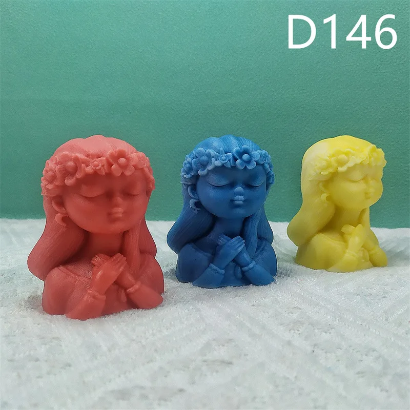 D146 Cute Girl Silicone Mold For Wedding Candle Mold New Twist Wave Shape Soap Molud Aromatherapy Wedding Gifts Handmade
D146 Cute Girl Silicone Mold For Wedding Candle Mold New Twist Wave Shape Soap Molud Aromatherapy Wedding Gifts Handmade