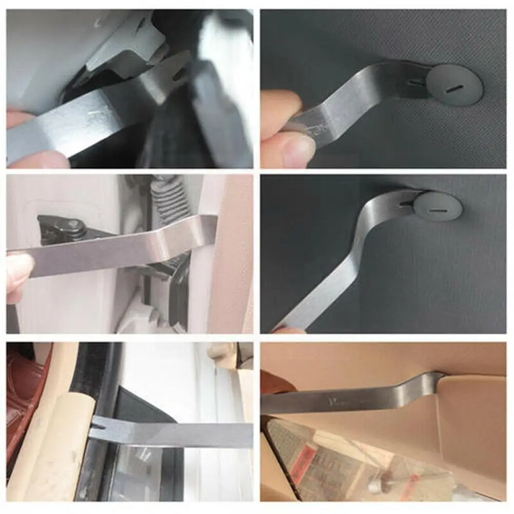 6pcs Trim Removal Tool Set Car Trim Puller Kit Steel Pry Tools For Door Panel Audio Stereo Terminal Fastener Remover Car Su G5w8
6pcs Trim Removal Tool Set Car Trim Puller Kit Steel Pry Tools For Door Panel Audio Stereo Terminal Fastener Remover Car Su G5w8