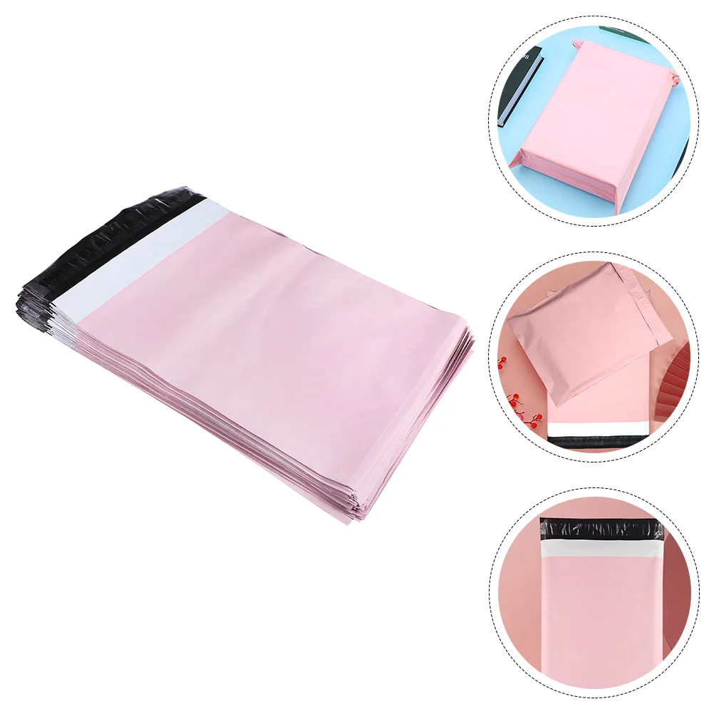 50 Pcs Plastic Delivery Bags Clothes Courier Upholstered Wrapper Creative Express Shipping Logistics Packaging
50 Pcs Plastic Delivery Bags Clothes Courier Upholstered Wrapper Creative Express Shipping Logistics Packaging