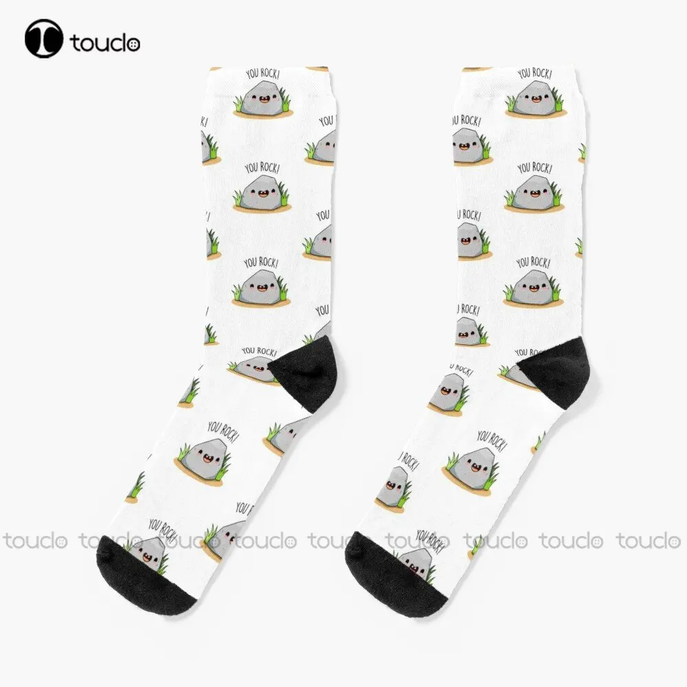 You Rock Pun Socks Christmas Youth Baseball Socks High Quality Cute Elegant Lovely Kawaii Cartoon Sweet Cotton Sock Custom Gift
You Rock Pun Socks Christmas Youth Baseball Socks High Quality Cute Elegant Lovely Kawaii Cartoon Sweet Cotton Sock Custom Gift