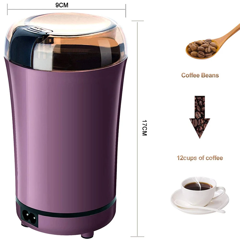 Электрическая кофемолка эспрессо зерна специи орехи семена кофе машина для