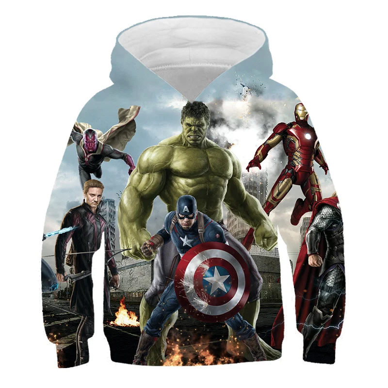 Marvel Spring New Boys 1-14 Years Clothes Hulk Outerwear Cartoon Spider-man Baby Tops Girls Kids Toddler Hoodie Sweatshirts
Marvel Spring New Boys 1-14 Years Clothes Hulk Outerwear Cartoon Spider-man Baby Tops Girls Kids Toddler Hoodie Sweatshirts