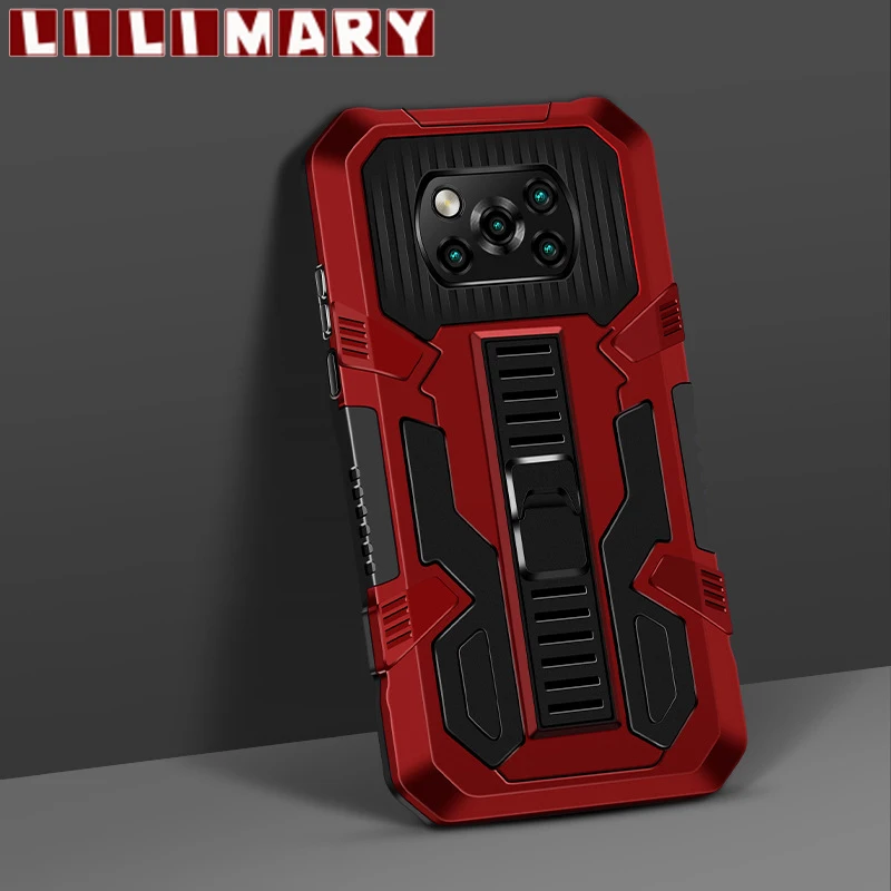 Luxury Shockproof Case For Xiaomi Poco X3NFC X3Pro X3 X4Pro X 3 Armor Stand Bracket Protective Cover For Poco M4Pro M3Pro M3 F3
Luxury Shockproof Case For Xiaomi Poco X3NFC X3Pro X3 X4Pro X 3 Armor Stand Bracket Protective Cover For Poco M4Pro M3Pro M3 F3
