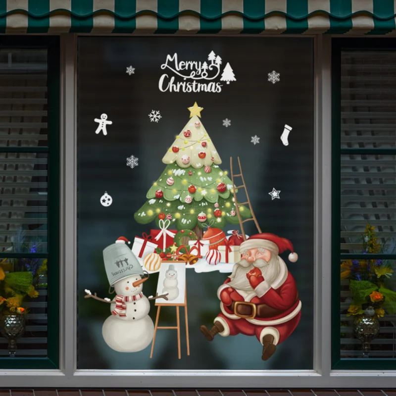 Christmas Decoration Window Stickers Santa Gifts Merry Christmas Mirror Sticker Xmas Tree Window Glass Sticker for New Year 2023
Christmas Decoration Window Stickers Santa Gifts Merry Christmas Mirror Sticker Xmas Tree Window Glass Sticker for New Year 2023