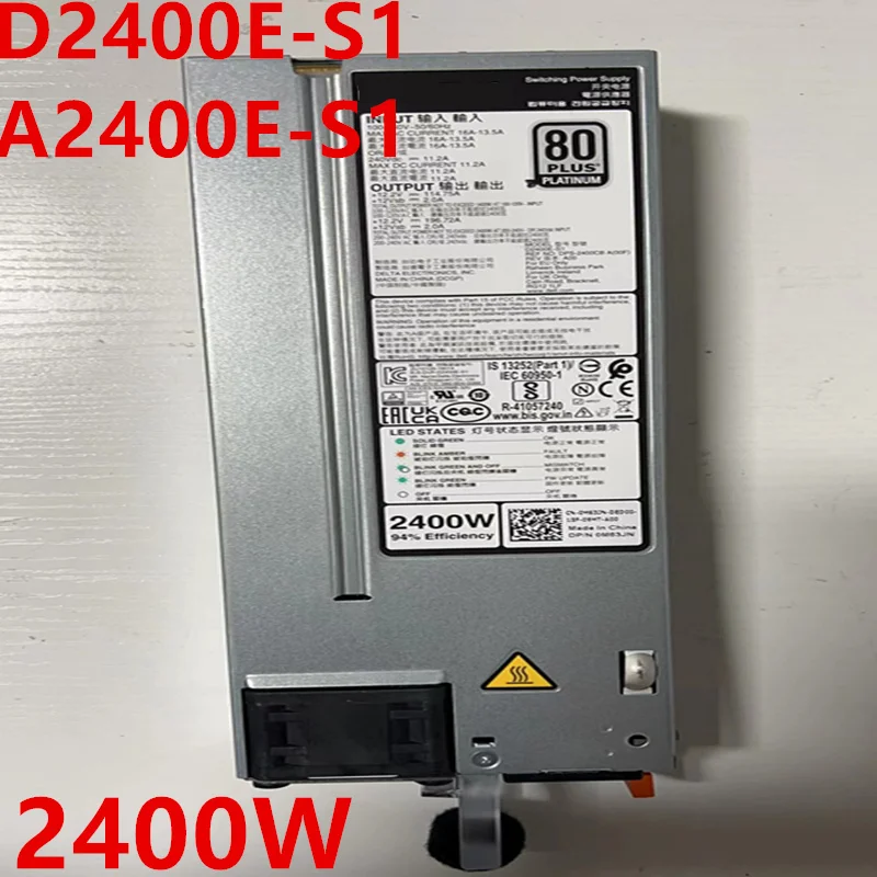 Почти новый оригинальный импульсный источник питания для Dell R7525 R6525 2400 Вт для M63JN 0M63JN A2400E-S1 7GN3C
Почти новый оригинальный импульсный источник питания для Dell R7525 R6525 2400 Вт для M63JN 0M63JN A2400E-S1 7GN3C