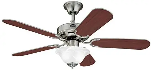 7237500 Richboro SE Indoor Ceiling Fan with Light, 42 Inch, Brushed Nickel
7237500 Richboro SE Indoor Ceiling Fan with Light, 42 Inch, Brushed Nickel