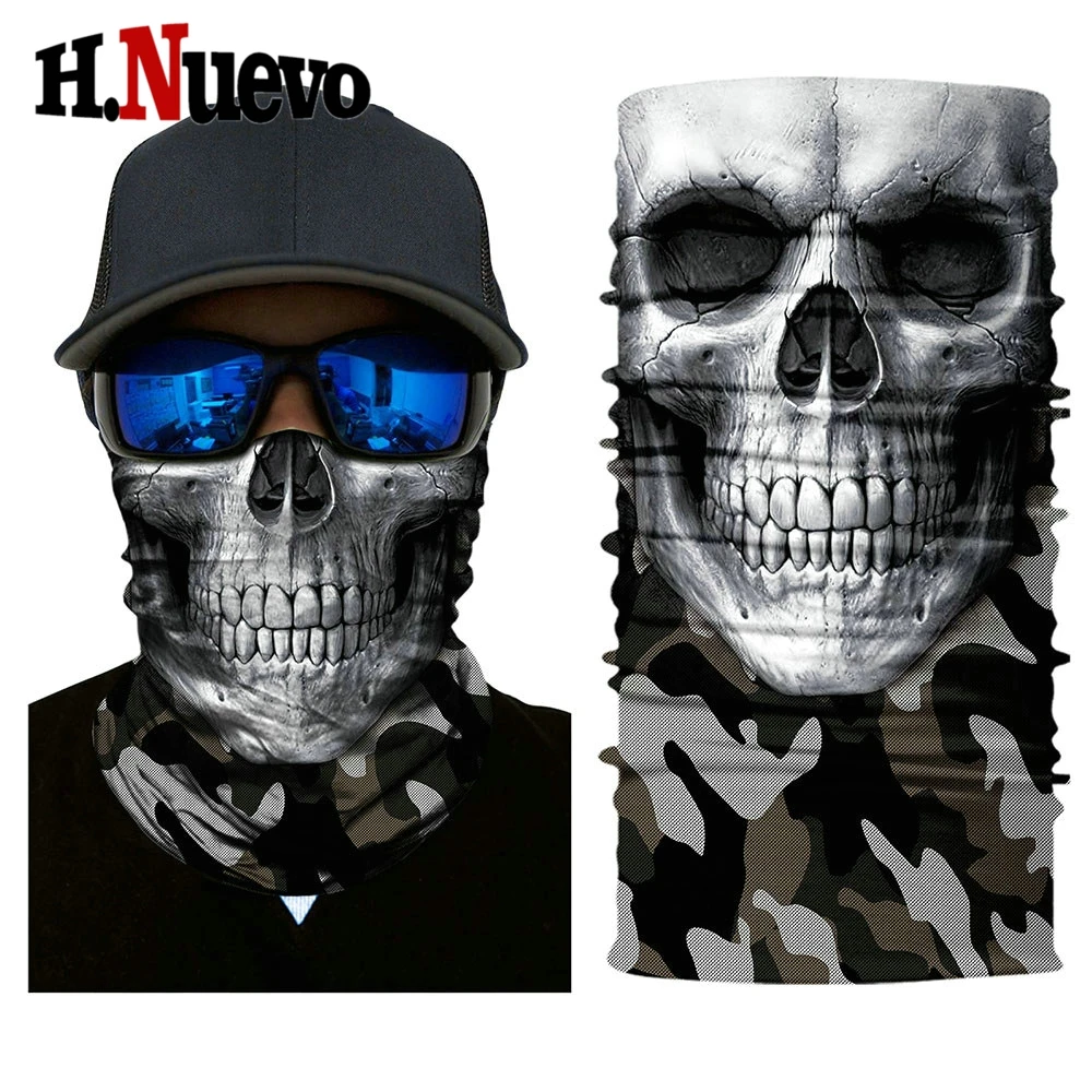 Ветрозащитная тактическая маска Балаклава с мотором маски призрачным черепом