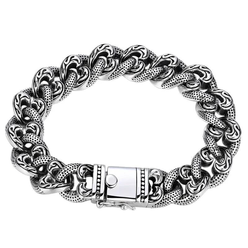 S925 Real Sterling Silver Retro Classical Heavy Weave Bracelet Men Male Personality Classical Fashion Hand Chain Fine Jewelry
S925 Real Sterling Silver Retro Classical Heavy Weave Bracelet Men Male Personality Classical Fashion Hand Chain Fine Jewelry