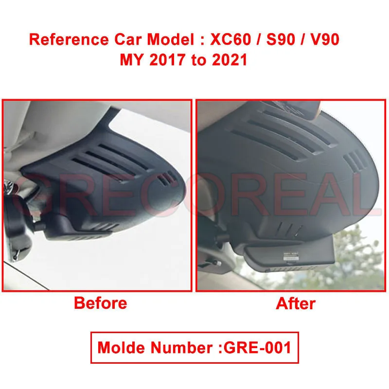 GRECOREAL Автомобильный видеорегистратор спереди и сзади 4K WiFi 2160P с двойной камерой Dashcam Plug Play, совместимый с Volvo XC40 XC60 XC90 S80 S90 V90
GRECOREAL Автомобильный видеорегистратор спереди и сзади 4K WiFi 2160P с двойной камерой Dashcam Plug Play, совместимый с Volvo XC40 XC60 XC90 S80 S90 V90