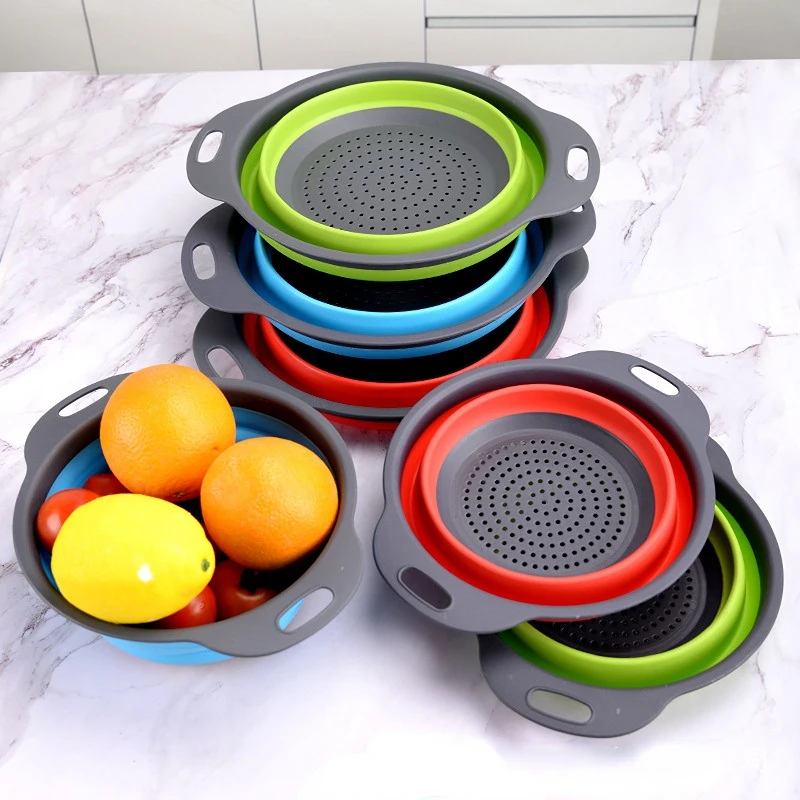 Collapsible Colander Food-grade Round Space Save Silicone Kitchen Strainers Dishwasher Safe Foldable Strainer for Pasta,Veggies
Collapsible Colander Food-grade Round Space Save Silicone Kitchen Strainers Dishwasher Safe Foldable Strainer for Pasta,Veggies