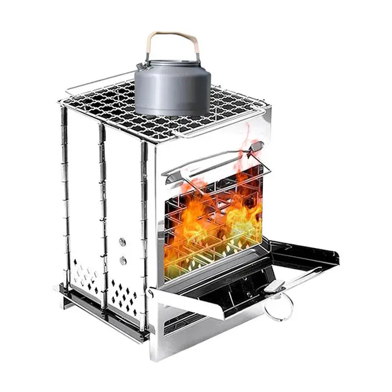 Camping Wood Stove Folding Camping Stove For Cooking Stainless Steel Camping Stove Wood Stove Mini Portable Stove For Camping
Camping Wood Stove Folding Camping Stove For Cooking Stainless Steel Camping Stove Wood Stove Mini Portable Stove For Camping