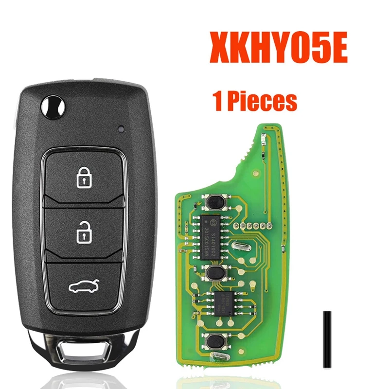 For Xhorse XKHY05EN Universal Wire Remote Key Fob 3 Buttons For Hyundai Style For VVDI Key Tool Accessory Part
For Xhorse XKHY05EN Universal Wire Remote Key Fob 3 Buttons For Hyundai Style For VVDI Key Tool Accessory Part