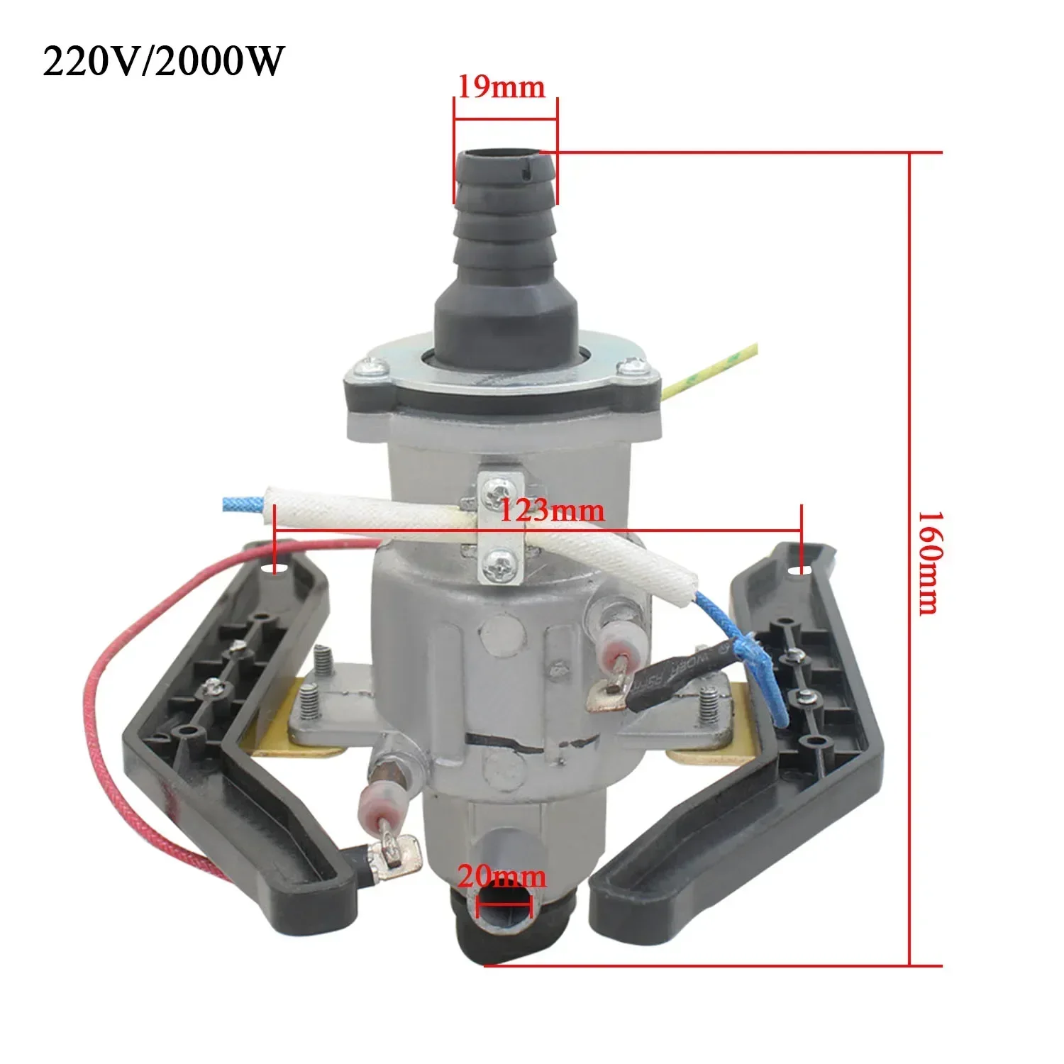 inflator Elemento calefactor para ropa 220V 2000W z termostatem wiatrówka Caldera