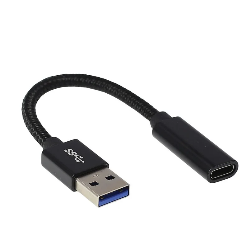 USB3.1 Type-C Female To USB3.0 Male Adapter Cable Single-Sided 10Gbps Gen2 Convoter for Macbook Quest Link PC Computer
USB3.1 Type-C Female To USB3.0 Male Adapter Cable Single-Sided 10Gbps Gen2 Convoter for Macbook Quest Link PC Computer