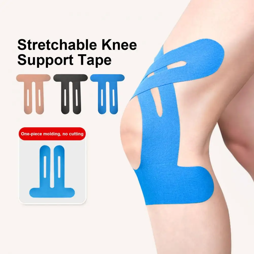 10 Pcs Knee Kinesiology Tape Pre Cut Adjustable Joint Support Breathable Muscle Wrap Brace Tapes