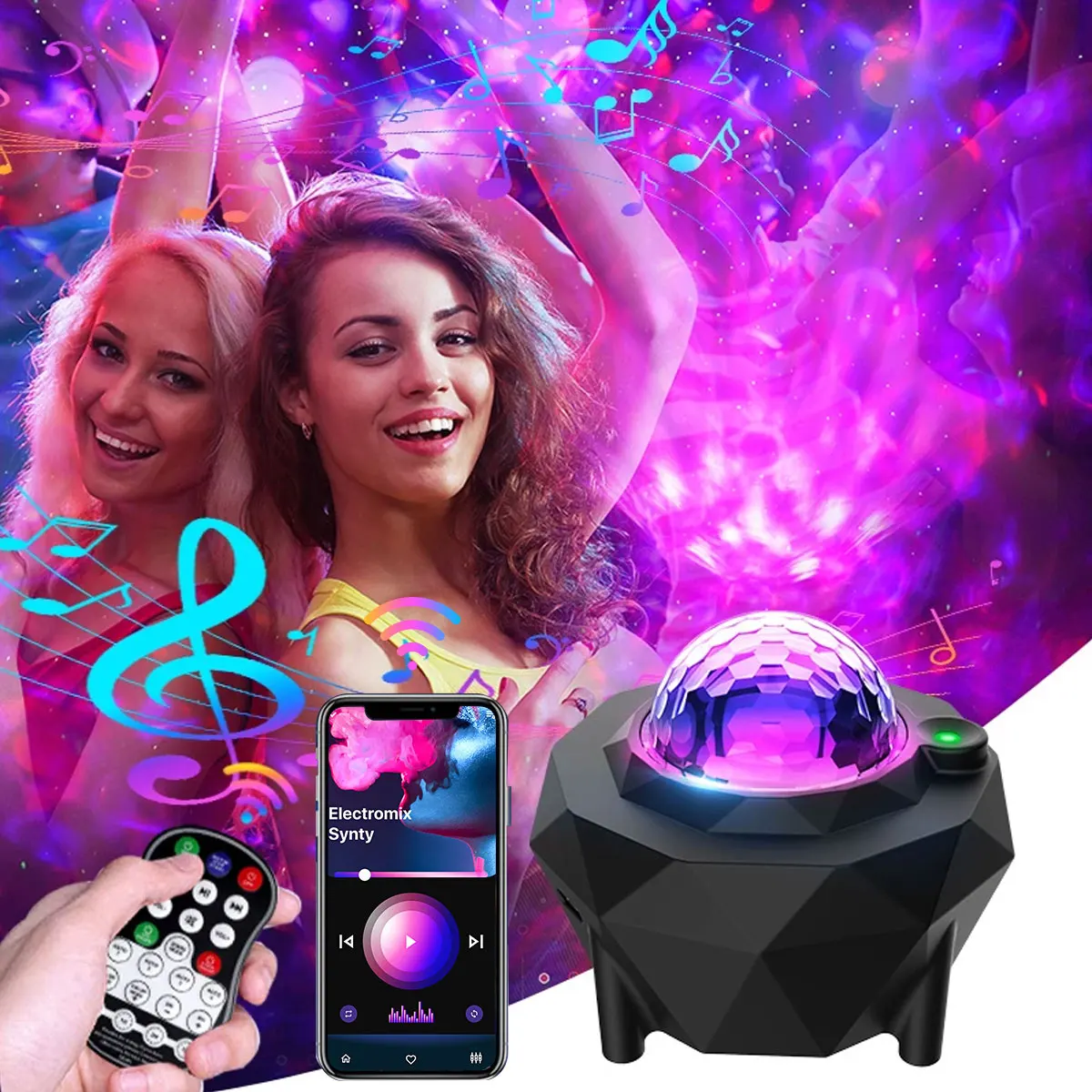 Star Projector Light 8 Modes Remote Control Projector Lamp Bluetooth Star Galaxy Projector USB Powered Dimmable Night Light
Star Projector Light 8 Modes Remote Control Projector Lamp Bluetooth Star Galaxy Projector USB Powered Dimmable Night Light