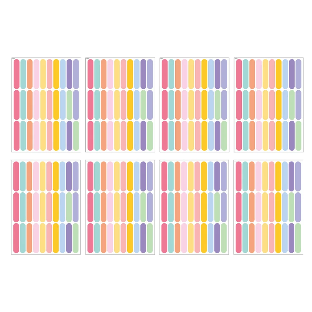 8 Sheets Color Stripes Wall Stickers Decorative Decorate Colorful Decals Kids Room Adorable Pvc Baby's
8 Sheets Color Stripes Wall Stickers Decorative Decorate Colorful Decals Kids Room Adorable Pvc Baby's