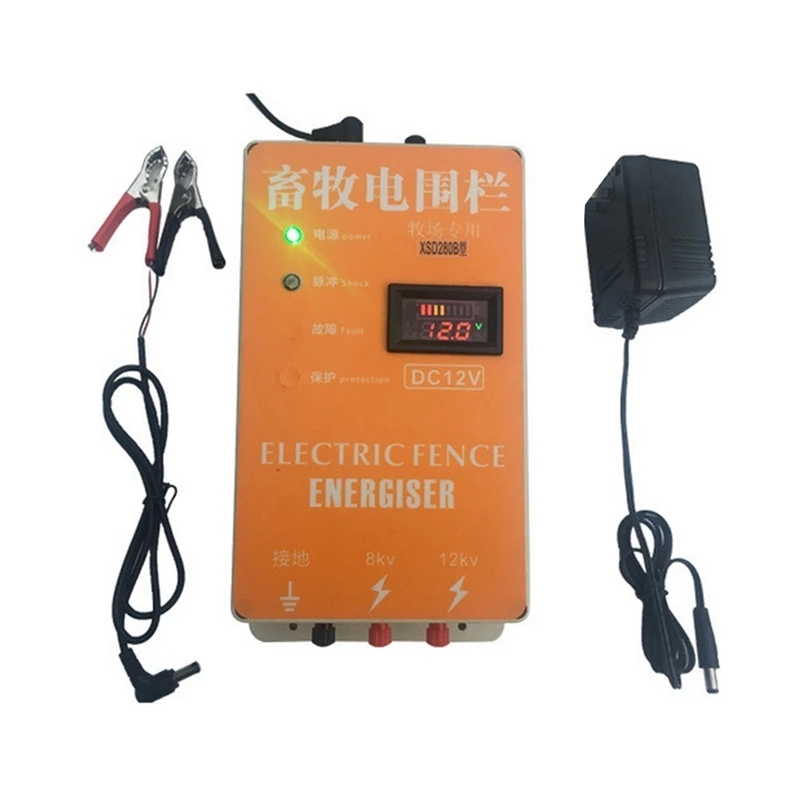 10KM Electric Fence For Animals Fence Charger High Voltage Pulse Controller Farm Electric Fence EU Plug
10KM Electric Fence For Animals Fence Charger High Voltage Pulse Controller Farm Electric Fence EU Plug