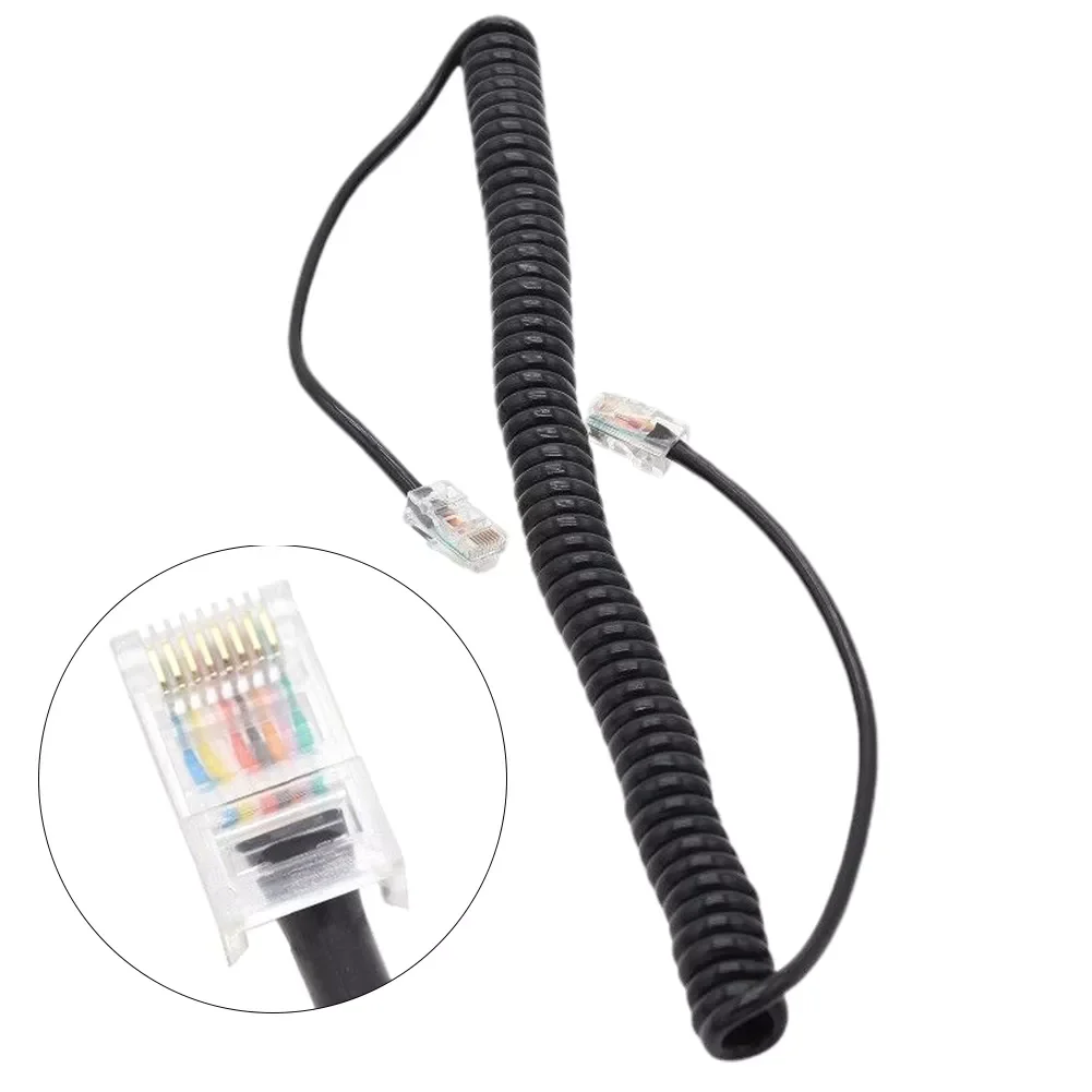 8pin Telephone Microphone Cable Accessories Replacement Speaker Sound Flexible Universal Spring Line Car Radio For ICOM H133V
8pin Telephone Microphone Cable Accessories Replacement Speaker Sound Flexible Universal Spring Line Car Radio For ICOM H133V