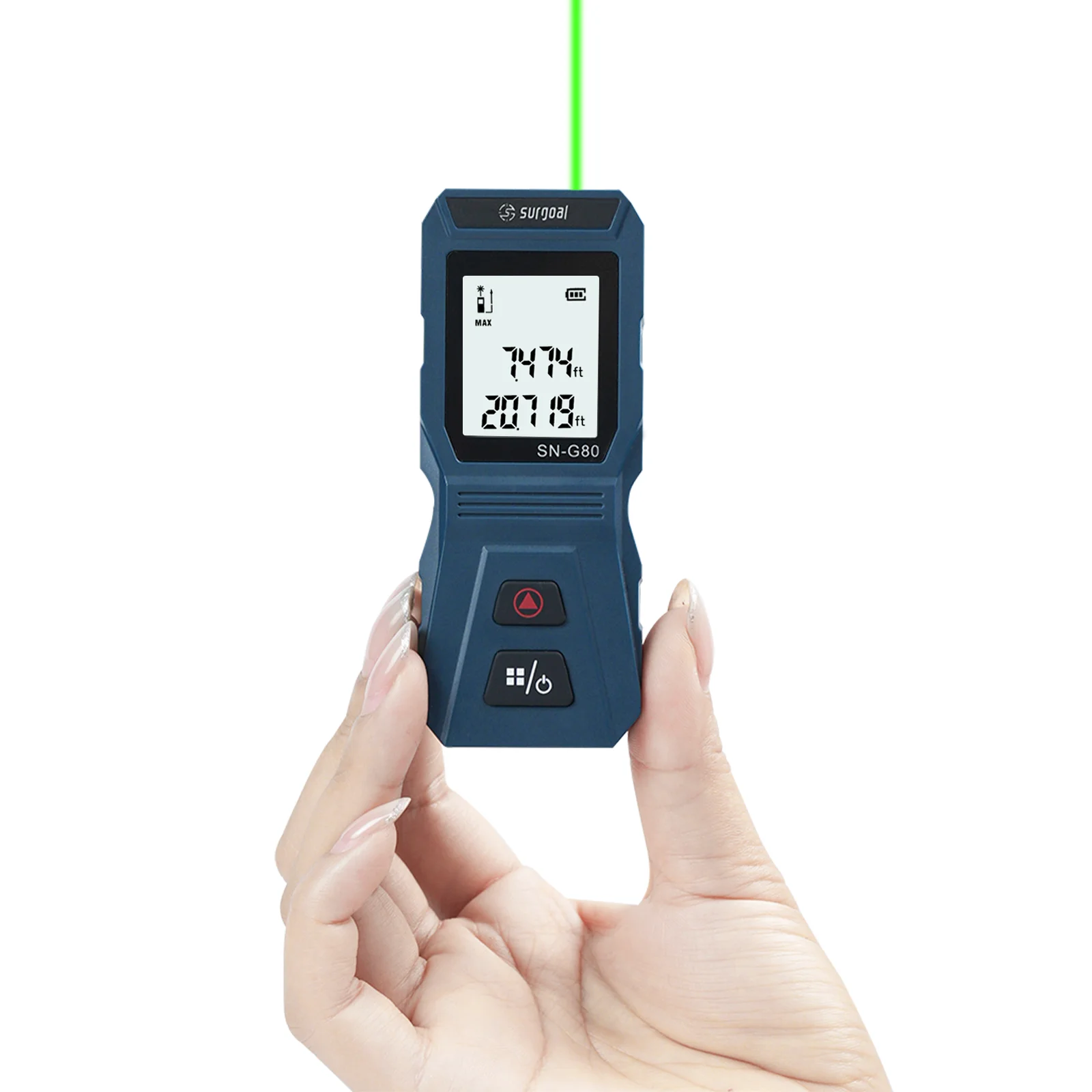 SURGOAL Мини 80 м зелёный лазерный дальномер
SURGOAL Мини 80 м зелёный лазерный дальномер