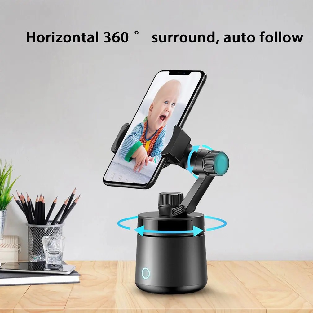 Smart Stabilizer Gimbal Stabilizer Follower Face Recognition Dual USB Interface For YouTube Video Creator
Smart Stabilizer Gimbal Stabilizer Follower Face Recognition Dual USB Interface For YouTube Video Creator