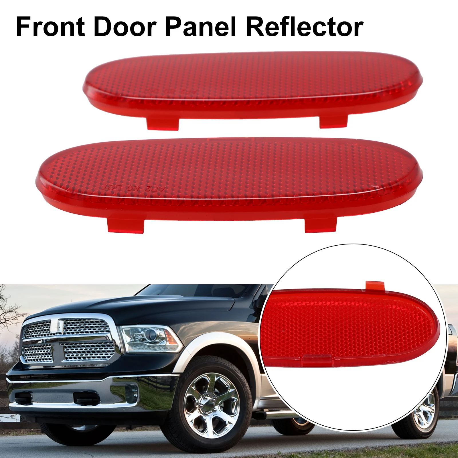 2Pcs Car Front Door Panel Reflector Interior Light For Dodge For Ram 1500 2500 2004-2009 5179299AA Door Panel Reflector Cover
2Pcs Car Front Door Panel Reflector Interior Light For Dodge For Ram 1500 2500 2004-2009 5179299AA Door Panel Reflector Cover