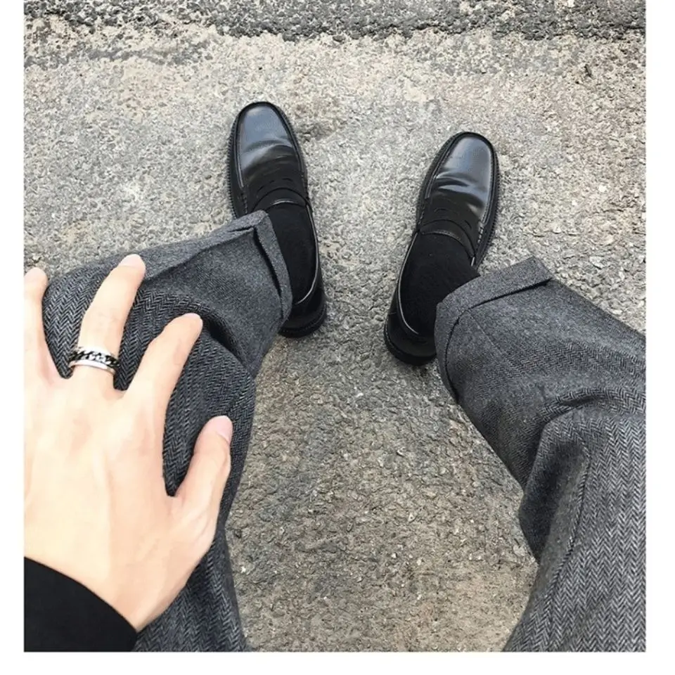Trousers for Men Retro Autumn Wool Tweed Pants Men's Clothing Plus Size for Gentleman Trousers Business Casual Pants A41
Trousers for Men Retro Autumn Wool Tweed Pants Men's Clothing Plus Size for Gentleman Trousers Business Casual Pants A41