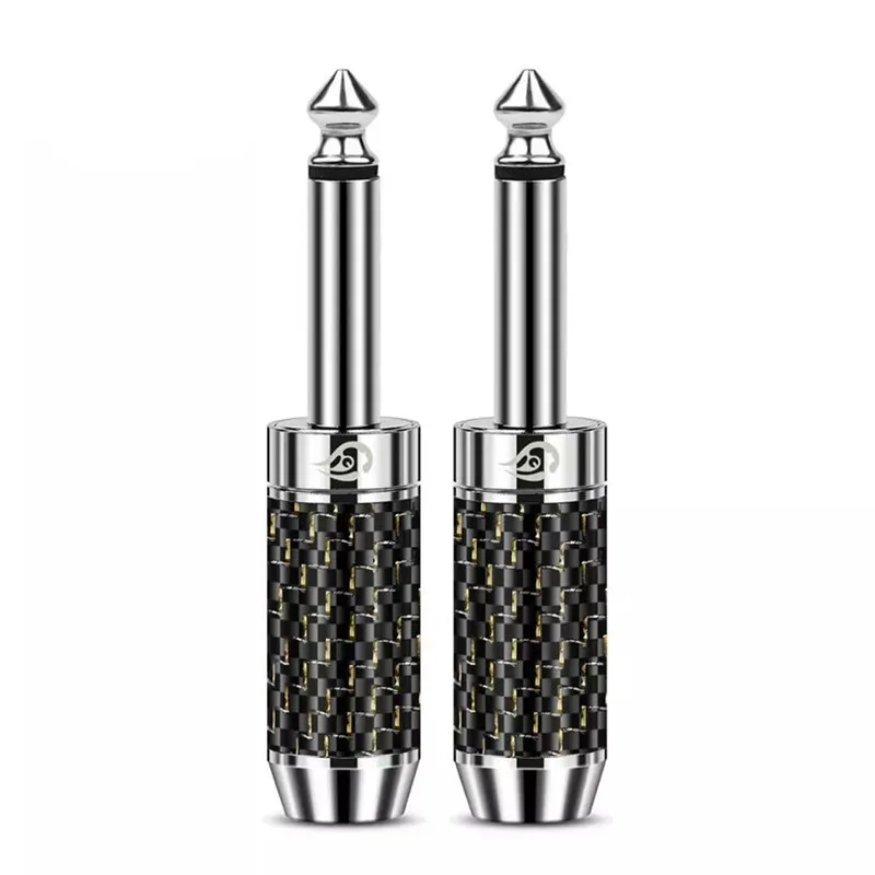 Mono 6.35mm Connector 1/4" 2 Poles 6.5mm Speaker Terminal Plug Rhodium Plated For 6mm 8mm Microphone Mixer Guitar Cable
Mono 6.35mm Connector 1/4" 2 Poles 6.5mm Speaker Terminal Plug Rhodium Plated For 6mm 8mm Microphone Mixer Guitar Cable
