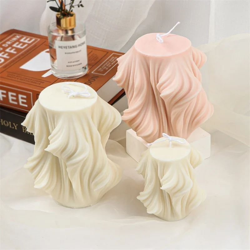 DIY Abstract Carved Spiral Candle Mold Custom Unique Twisted Swirl Decorative Candles Pillar Handmade Candle Silicone Molds
DIY Abstract Carved Spiral Candle Mold Custom Unique Twisted Swirl Decorative Candles Pillar Handmade Candle Silicone Molds