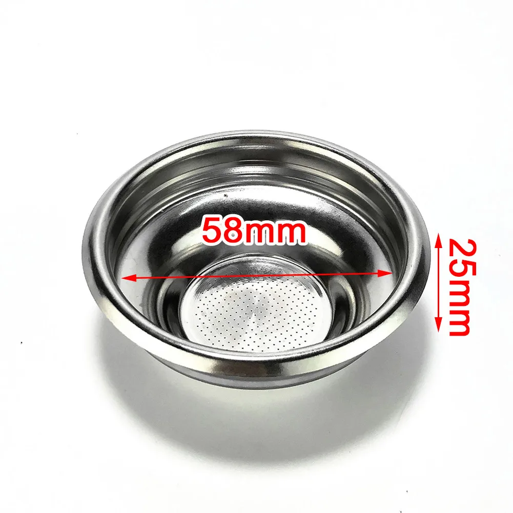 Coffee Filter basket Filter Parts Universal 58mm Anti-rust Basket Espresso Kitchen Semi-Automatic Series Silver
Coffee Filter basket Filter Parts Universal 58mm Anti-rust Basket Espresso Kitchen Semi-Automatic Series Silver