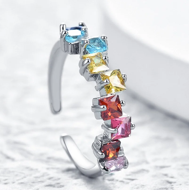 ANGLANG Luxury Adjustable Rings for Women Multicolor Cubic Zirconia Dance Party Finger Ring Special Girl Gifts
ANGLANG Luxury Adjustable Rings for Women Multicolor Cubic Zirconia Dance Party Finger Ring Special Girl Gifts