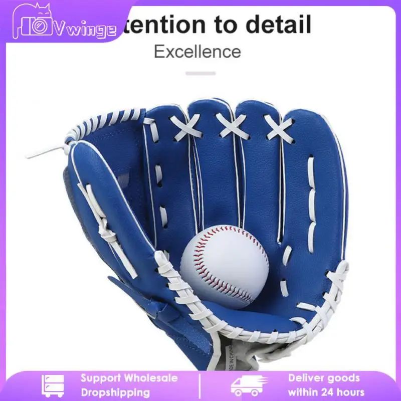 Pu Leather Baseball Training Competition Glove Left Hand For Kids/adults Man Woman Training Outdoor Sport Baseball Glove Unisex
Pu Leather Baseball Training Competition Glove Left Hand For Kids/adults Man Woman Training Outdoor Sport Baseball Glove Unisex