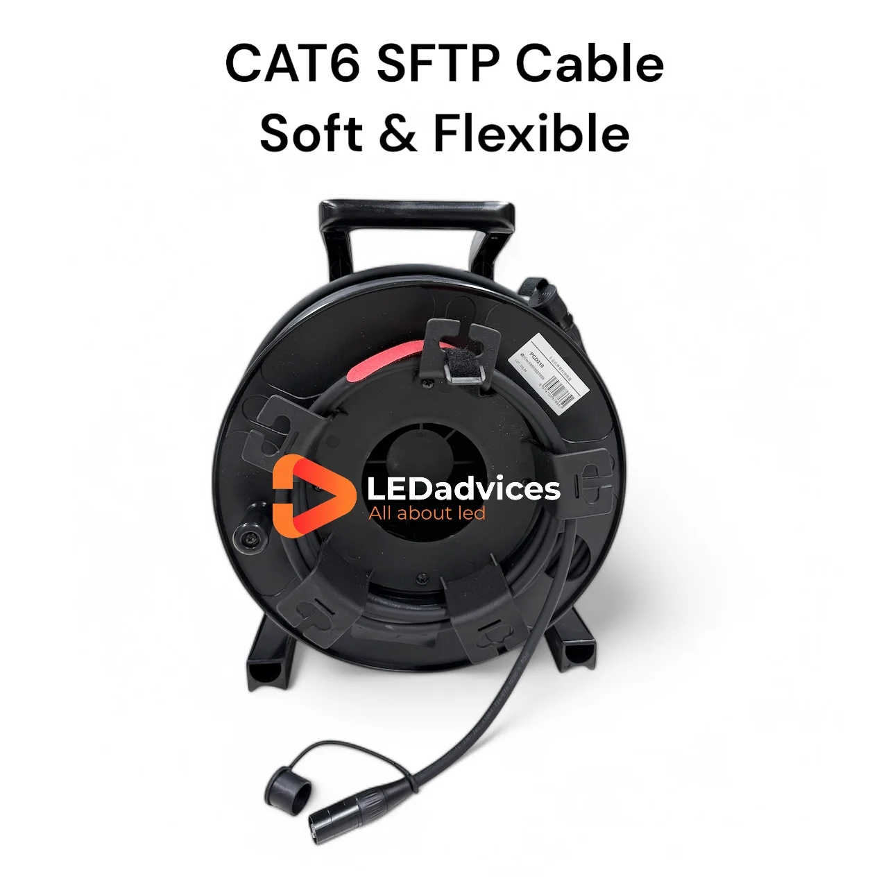 Кабель CAT6 SFTP Laideweisi 23AWG 70 м супер гибкий с двойным экранированием для LED экранов
Кабель CAT6 SFTP Laideweisi 23AWG 70 м супер гибкий с двойным экранированием для LED экранов
