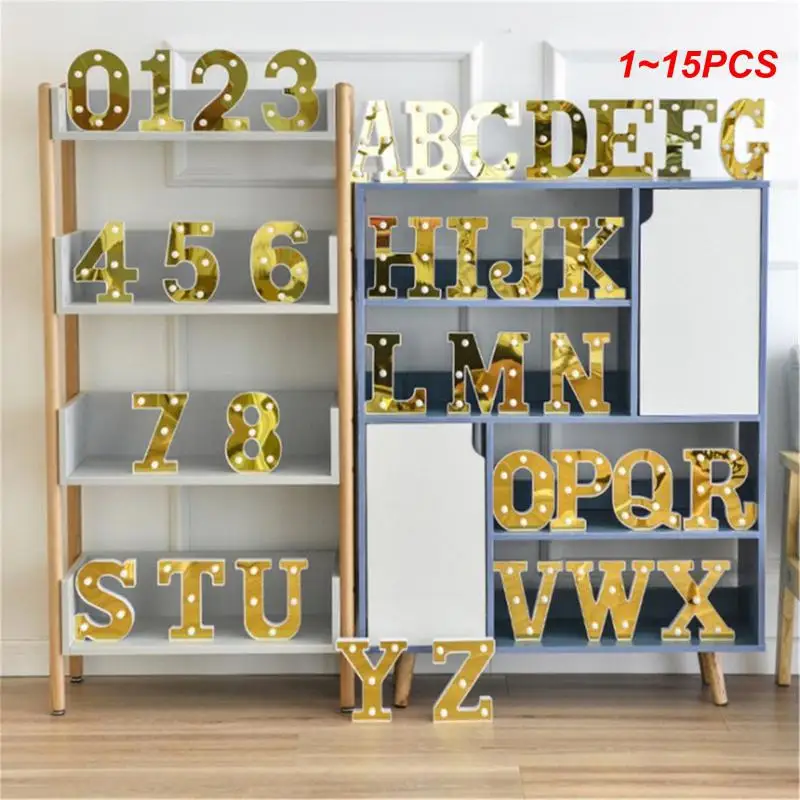 1~15PCS 16cm Luminous Gold LED Letter Number Lamp 26 English Alphabet Battery Light For Romantic Wedding Kids Birthday Party
1~15PCS 16cm Luminous Gold LED Letter Number Lamp 26 English Alphabet Battery Light For Romantic Wedding Kids Birthday Party
