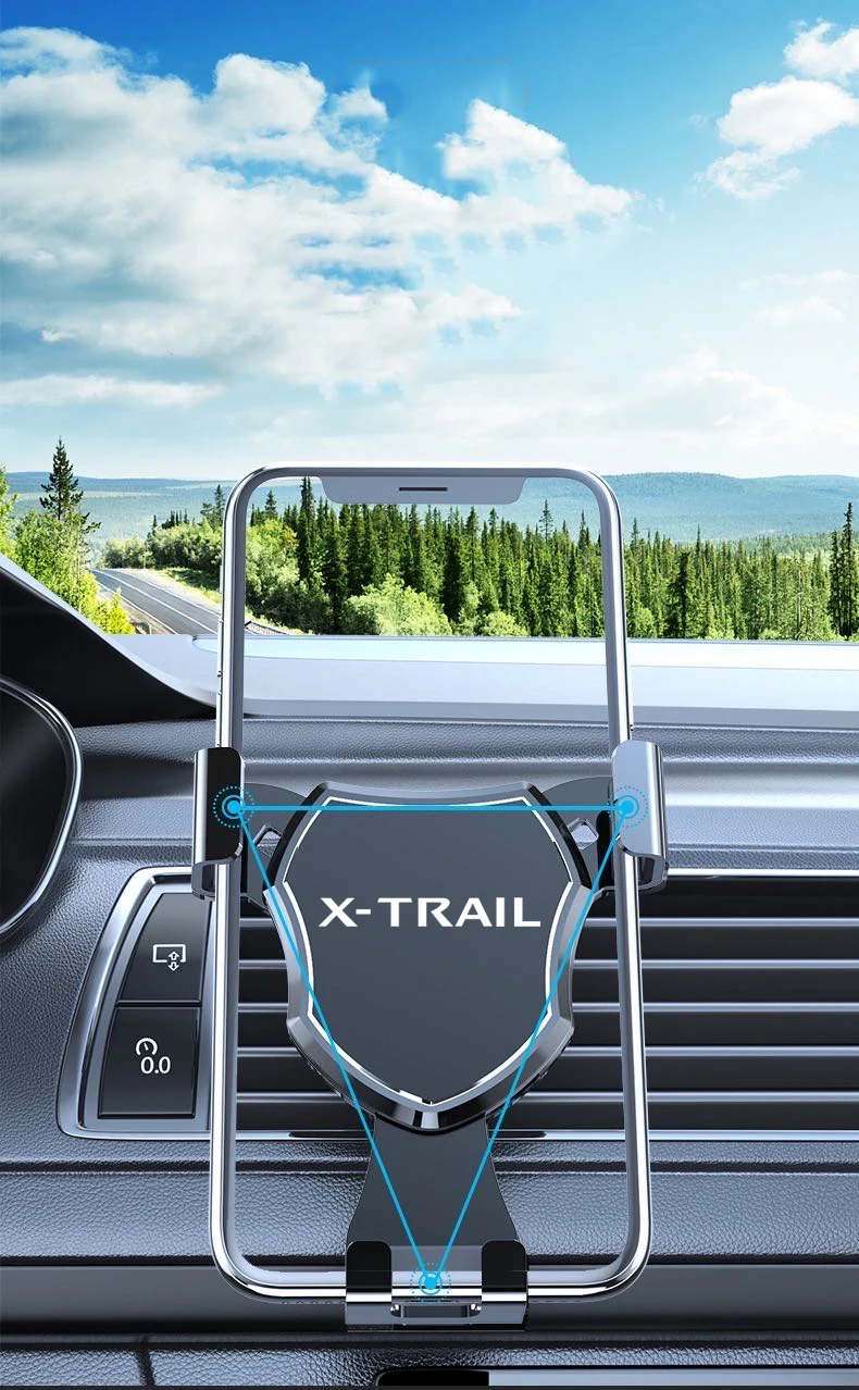 Car phone bracket Air conditioning vent bracket GPS gravity navigation bracket Car accessories for Nissan X-TRAIL
Car phone bracket Air conditioning vent bracket GPS gravity navigation bracket Car accessories for Nissan X-TRAIL