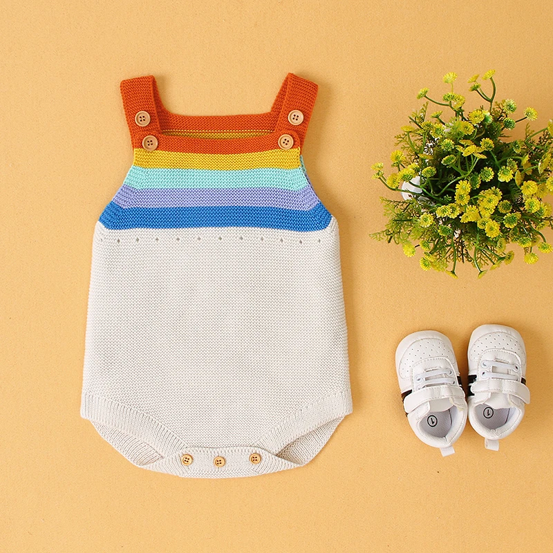 Baby Bodysuits Clothes Casual Sleeveless One Piece Knitted Newborn Boys Girls Onesie Coveralls 0-18m Toddler Infant Outfits Wear
Baby Bodysuits Clothes Casual Sleeveless One Piece Knitted Newborn Boys Girls Onesie Coveralls 0-18m Toddler Infant Outfits Wear