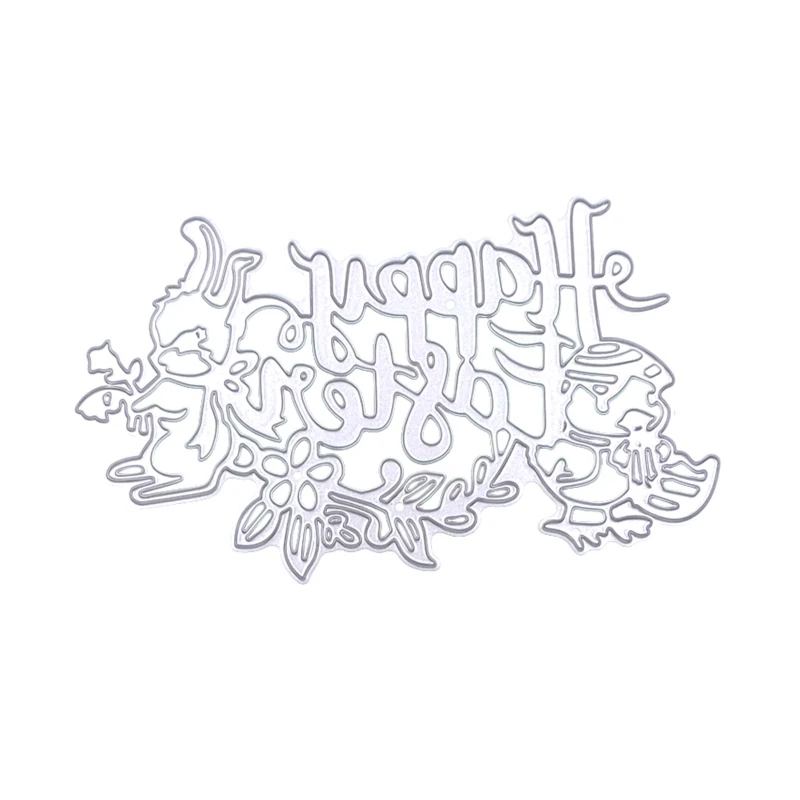 Happy Easter Words with Bunny Chick Metal Cutting Dies Stencil DIY Scrapbooking Embossing Tool Die Cuts Paper Card Album Mold
Happy Easter Words with Bunny Chick Metal Cutting Dies Stencil DIY Scrapbooking Embossing Tool Die Cuts Paper Card Album Mold