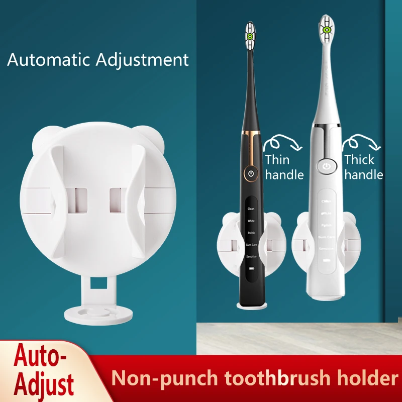 Electric Toothbrush Wall-Mounted Holders Auto-adjust Traceless Stand Rack Toothbrush Organizer Space Saving
Electric Toothbrush Wall-Mounted Holders Auto-adjust Traceless Stand Rack Toothbrush Organizer Space Saving